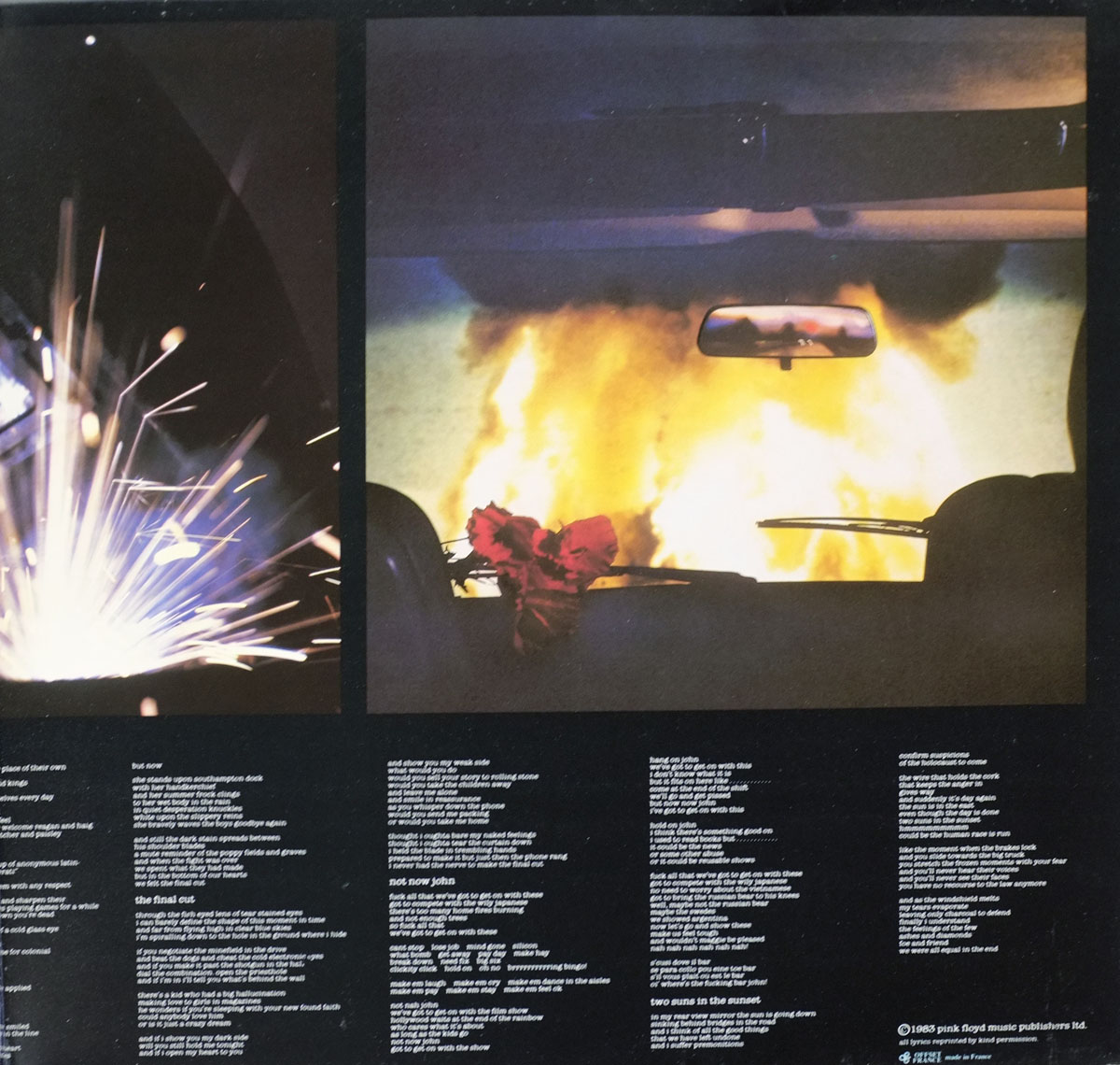 High Resolution Photo #4 PINK FLOYD Final Cut France 